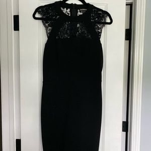 Black mini cocktail dress